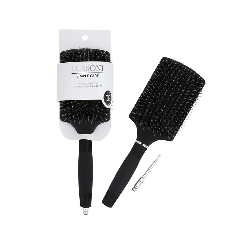Lussoni Paddle Hair Brush Mixed Bristle - brosse plate à poils mixtes