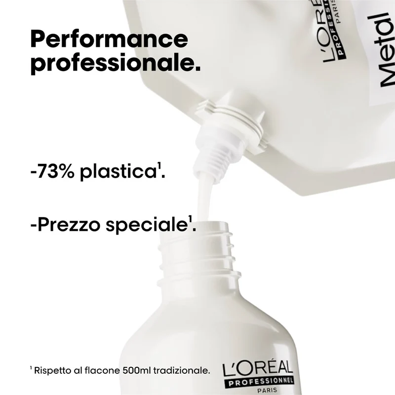 L'Oreal Professionnel Paris Serie Expert Metal Detox Shampoo Refill 500ml - eco-recharge shampooing purifiant