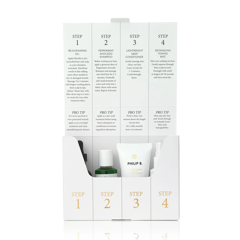 Philip B 4 Step Treatment Discovery Kit - kit illuminateur