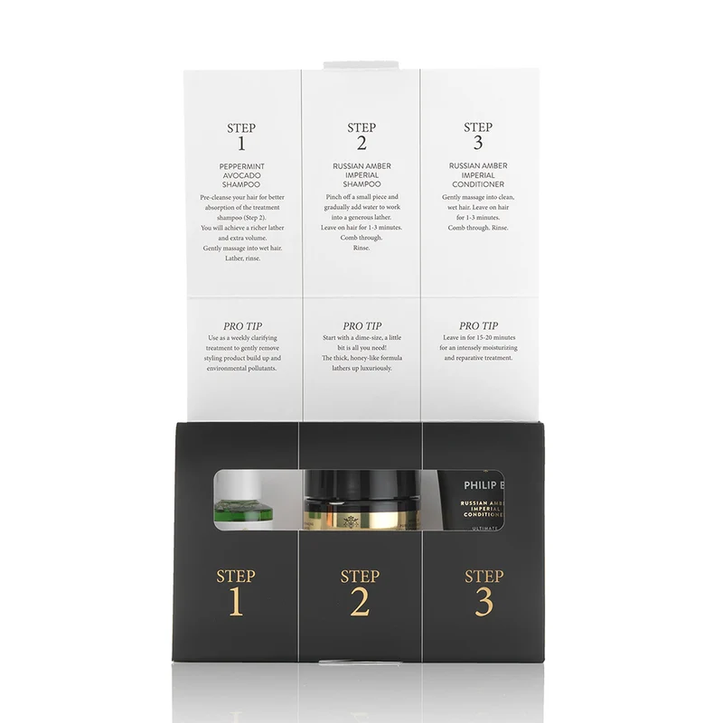 Philip B Russian Amber Discovery Kit - soin purifiant