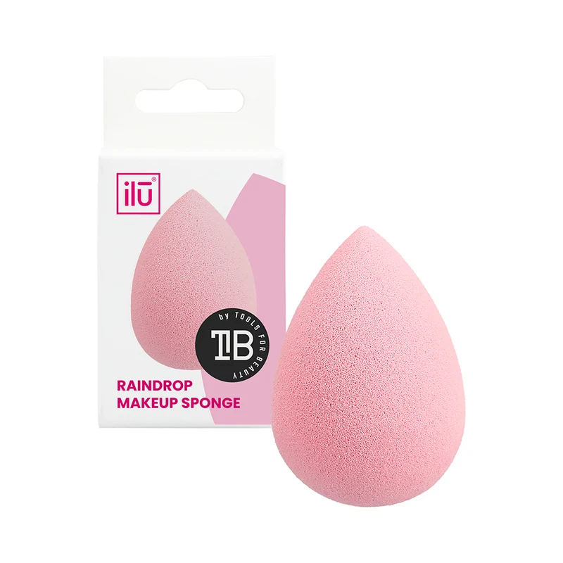 Ilū Make Up Raindrop Sponge Pink - éponge de maquillage en forme de goutte