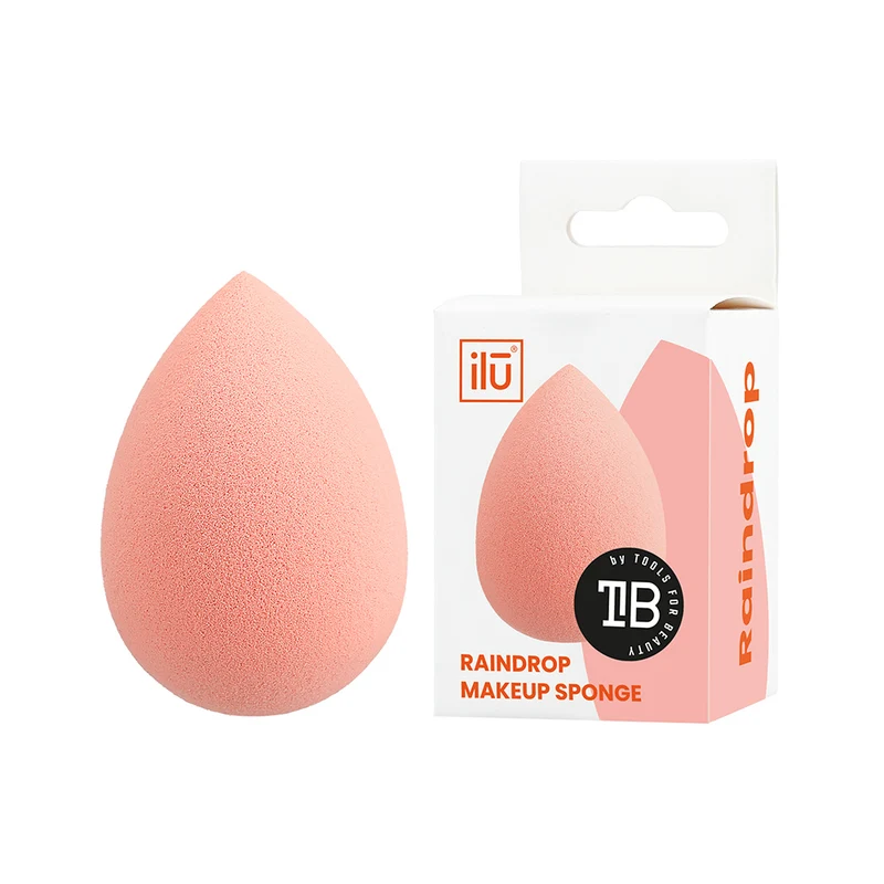 Ilū Make Up Raindrop Sponge Orange - éponge de maquillage en forme de goutte
