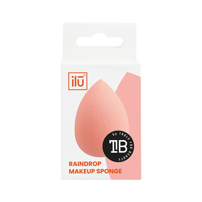 Ilū Make Up Raindrop Sponge Orange - éponge de maquillage en forme de goutte