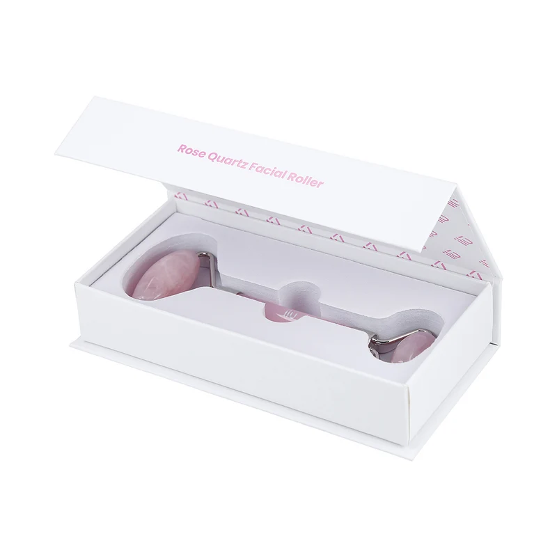 Ilū Make Up Rose Quarz Facial Roller - rouleau de quartz rose