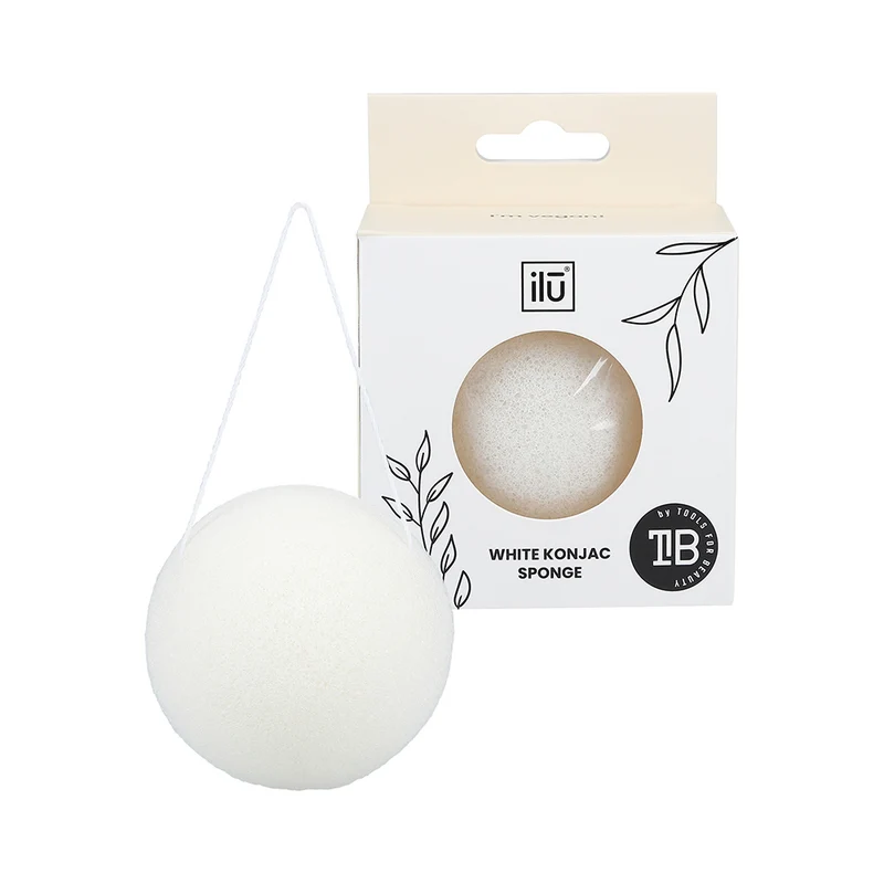 Ilū Make Up Konjac Sponge White - éponge de konjac