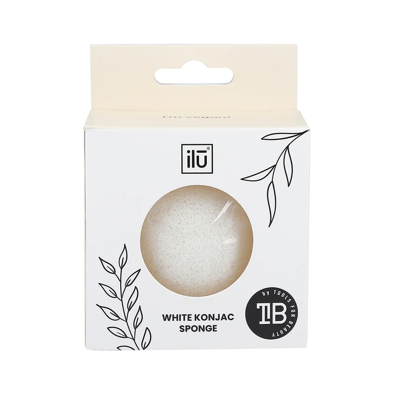 Ilū Make Up Konjac Sponge White - éponge de konjac