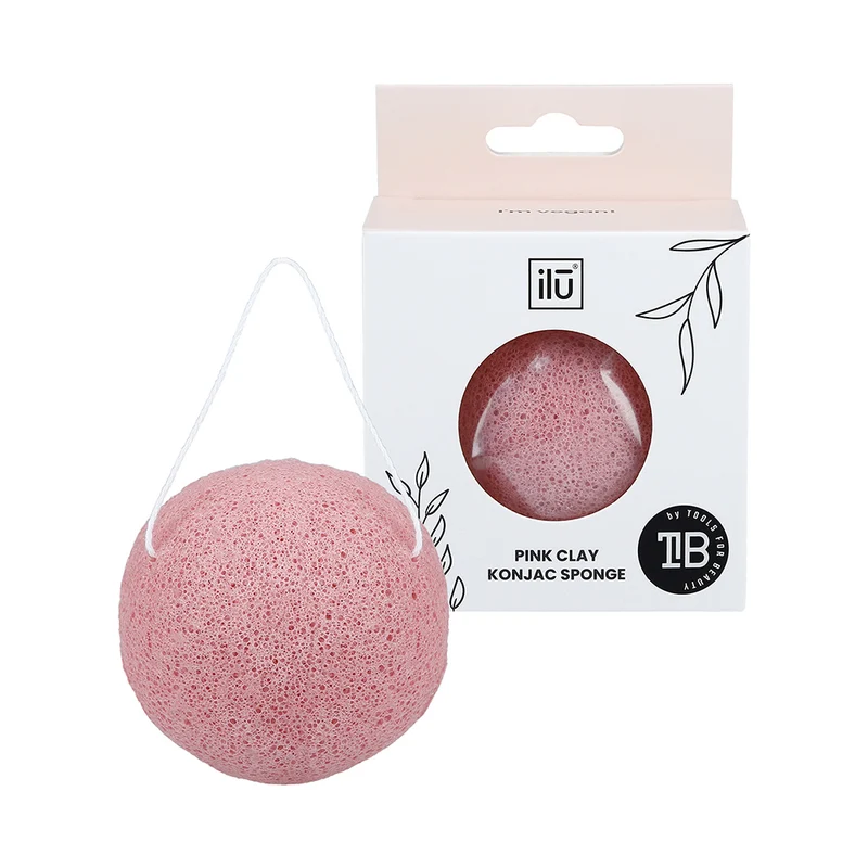 Ilū Make Up Konjac Sponge Pink - éponge de konjac