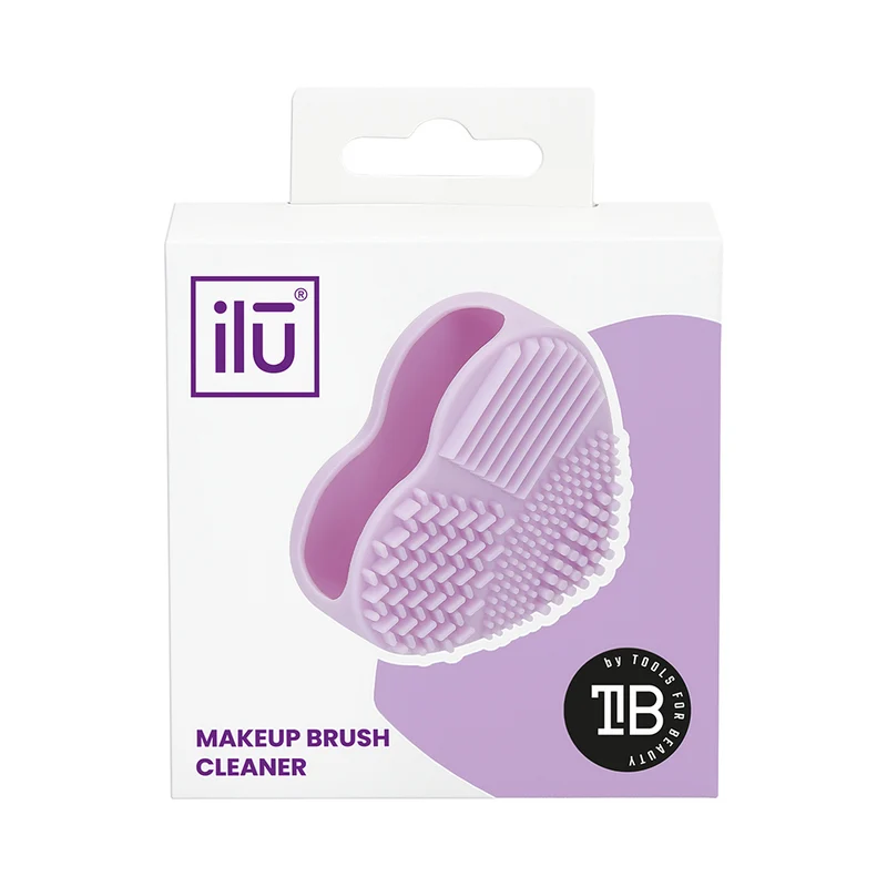 Ilū Make Up Brush Cleaner Purple - tapis de nettoyage des pinceaux