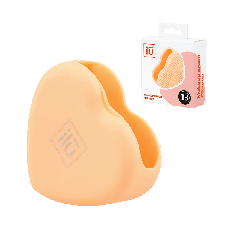 Ilū Make Up Brush Cleaner Orange - tapis de nettoyage des pinceaux