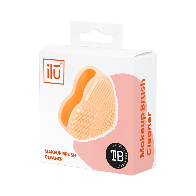 Ilū Make Up Brush Cleaner Orange - tapis de nettoyage des pinceaux