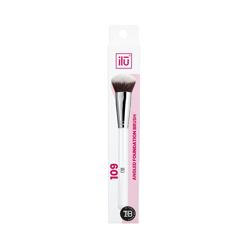 Ilū Make Up Angled Foundation Brush 109 - pinceau fond de teint biseauté