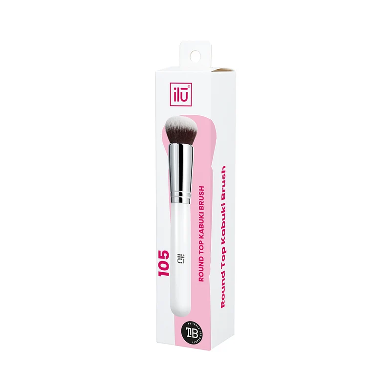 Ilū Make Up Round Top Kabuki Brush 105 - pinceau pour fond de teint