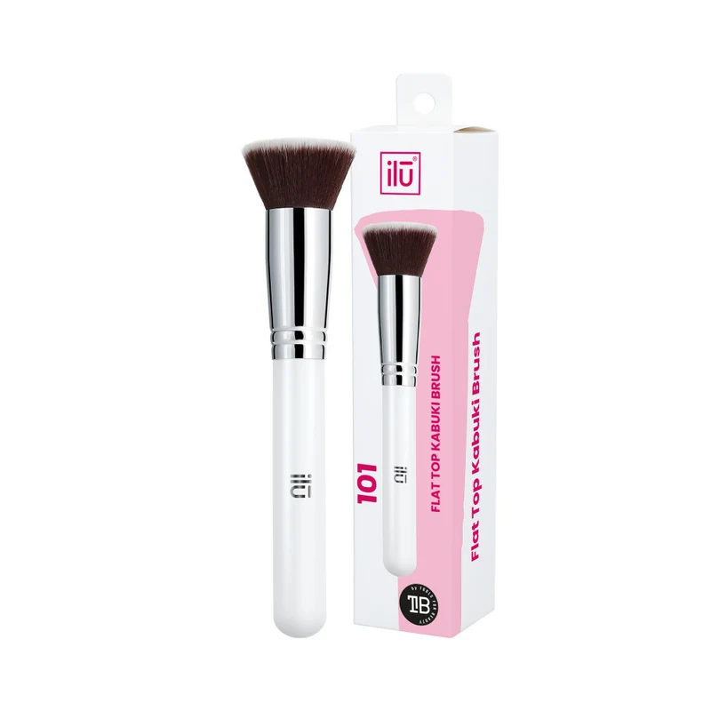 Ilū Make Up Flat Top Kabuki Brush 101 - pinceau fond de teint
