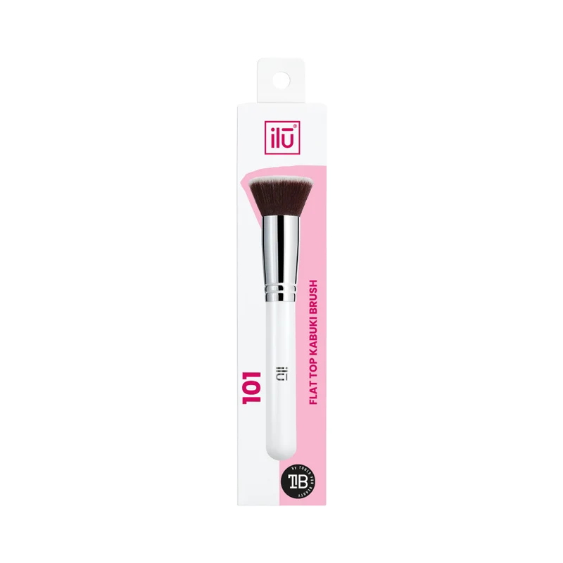 Ilū Make Up Flat Top Kabuki Brush 101 - pinceau fond de teint