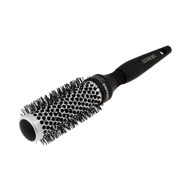 Lussoni Haircare Brush C&S Round Silver Styling 33mm - brosse ronde