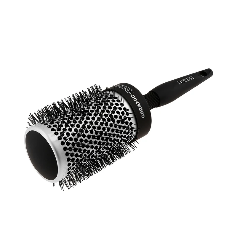 Lussoni Haircare Brush C&S Round Silver Styling 65mm - brosse ronde