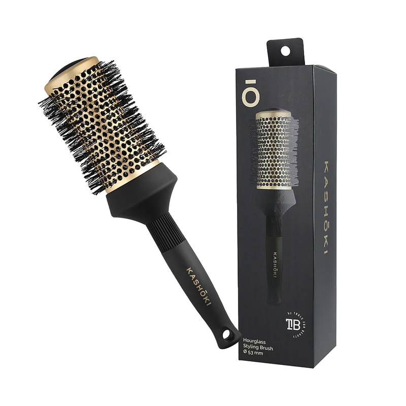 Kashōki Hair Brush Hourglass Styling 53mm - brosse en forme de sablier