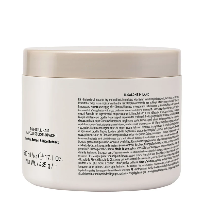 Il Salone Milano Glorious Mask 500ml - masque pour cheveux secs et ternes
