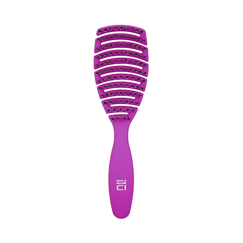 Ilū Easy Detangling Hair Brush Purple - brosse démêlante