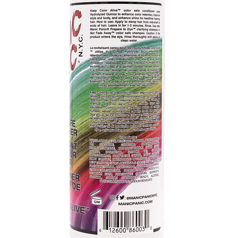 Manic Panic Keep Color Alive Conditioner 236ml - après-shampoing d'entretien