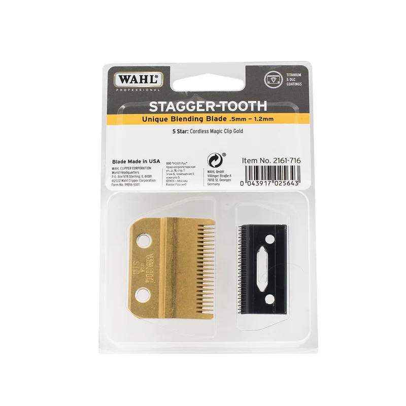 Wahl Stagger Tooth Blade 0.5- 1.2 mm - tête de rechange