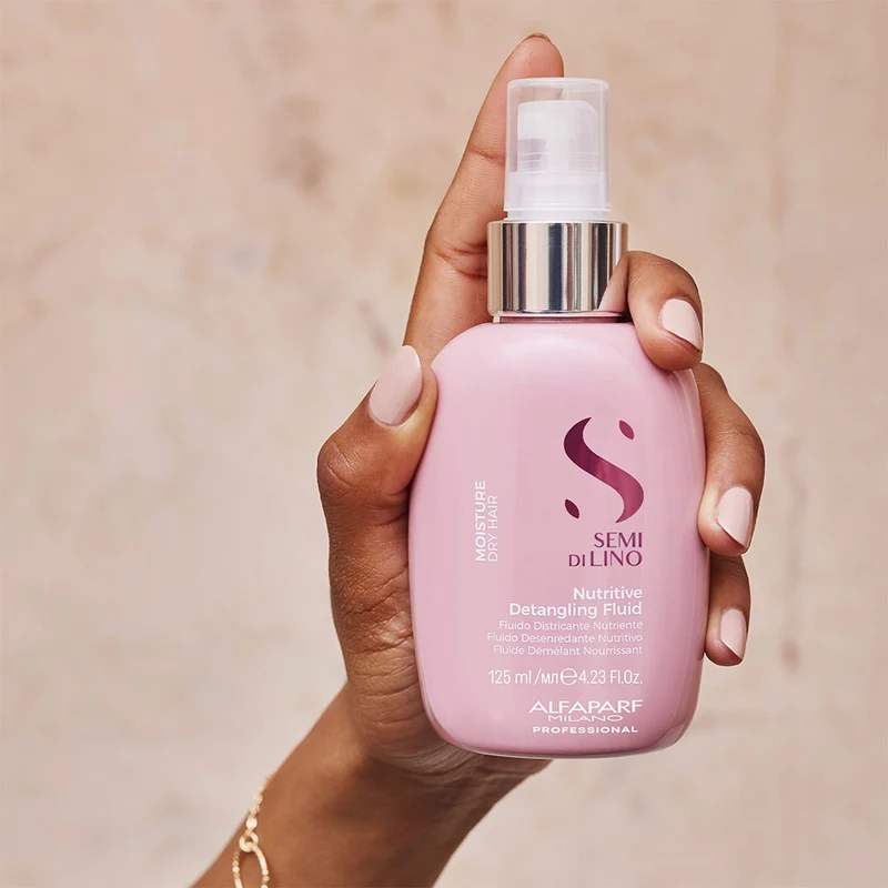 Alfaparf Milano Semi Di Lino Moisture Nutritive Detangling Fluid 125ml -fluide démêlant sans rinçage