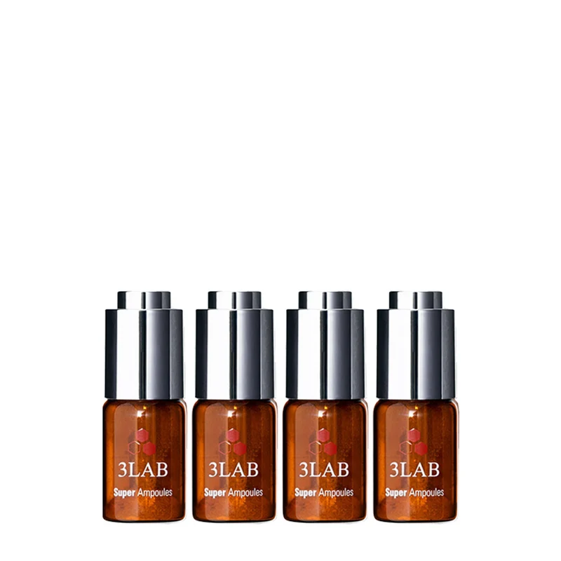3Lab Super Ampoules 4x30ml - ensemble d'ampoules anti-âge