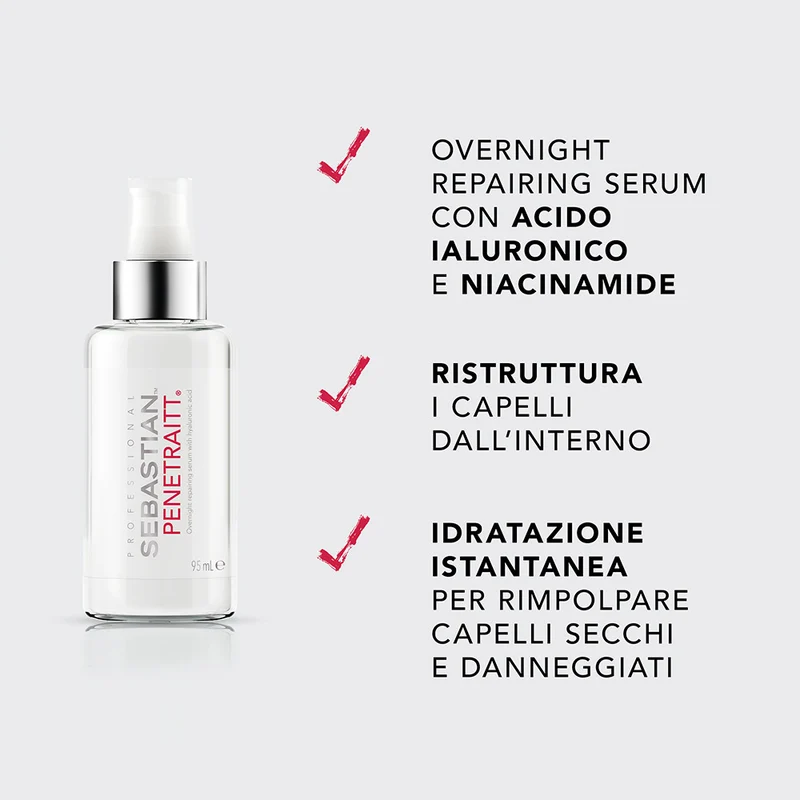 Sebastian Foundation Penetraitt Overnight Repairing Serum 95ml - sérum de nuit réparateur