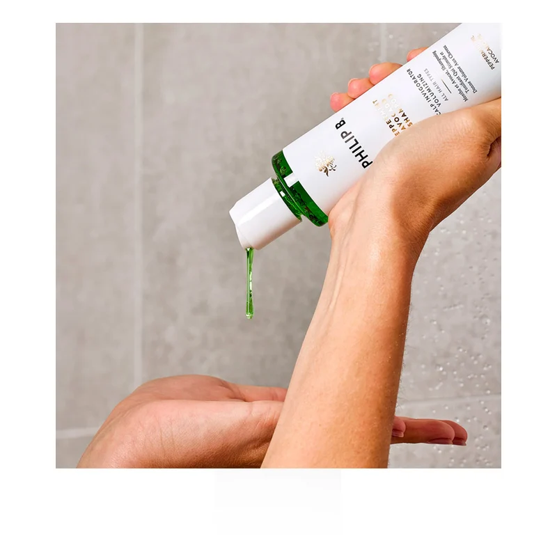 Philip B Peppermint Avocado Shampoo 220ml - shampooing volumateur pour cuir chevelu gras