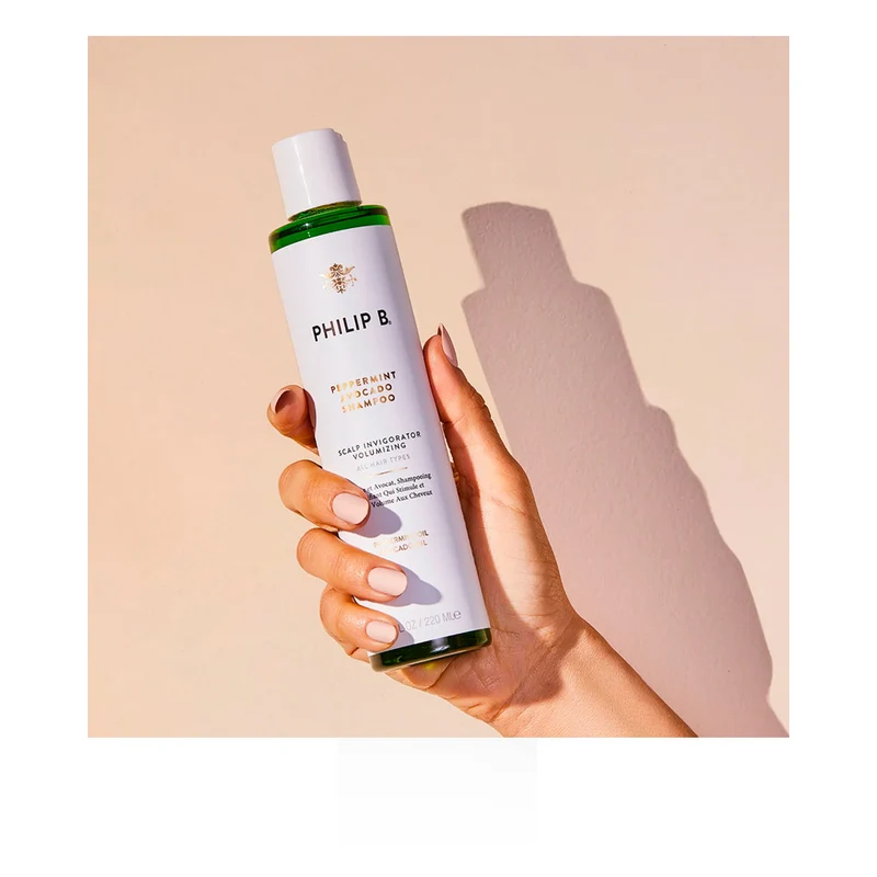 Philip B Peppermint Avocado Shampoo 220ml - shampooing volumateur pour cuir chevelu gras