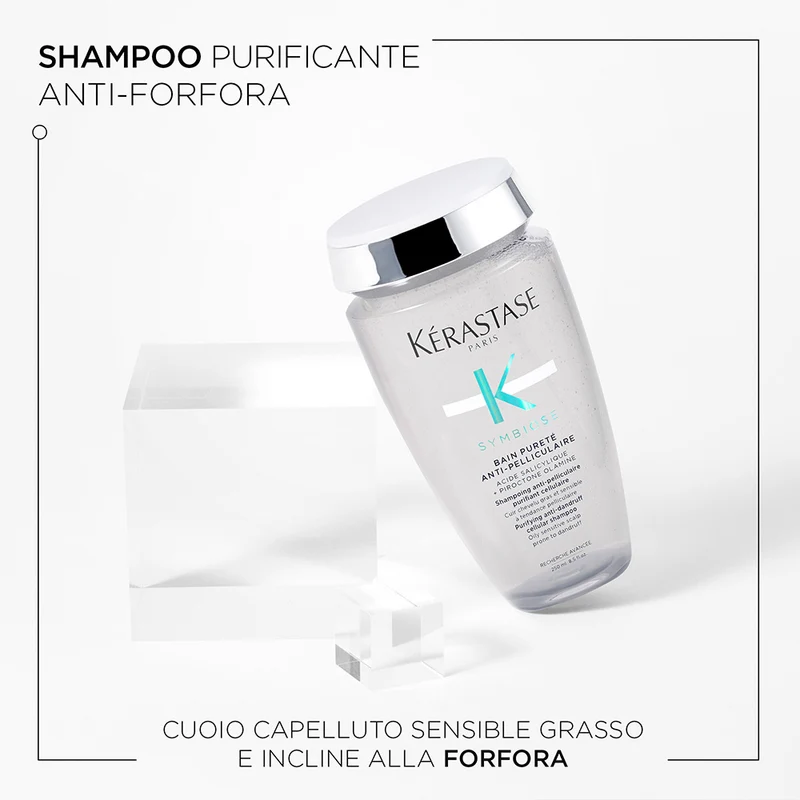 Kerastase Symbiose Bain Pureté Anti-Pelliculaire 250ml -shampooing pour cuir chevelu gras