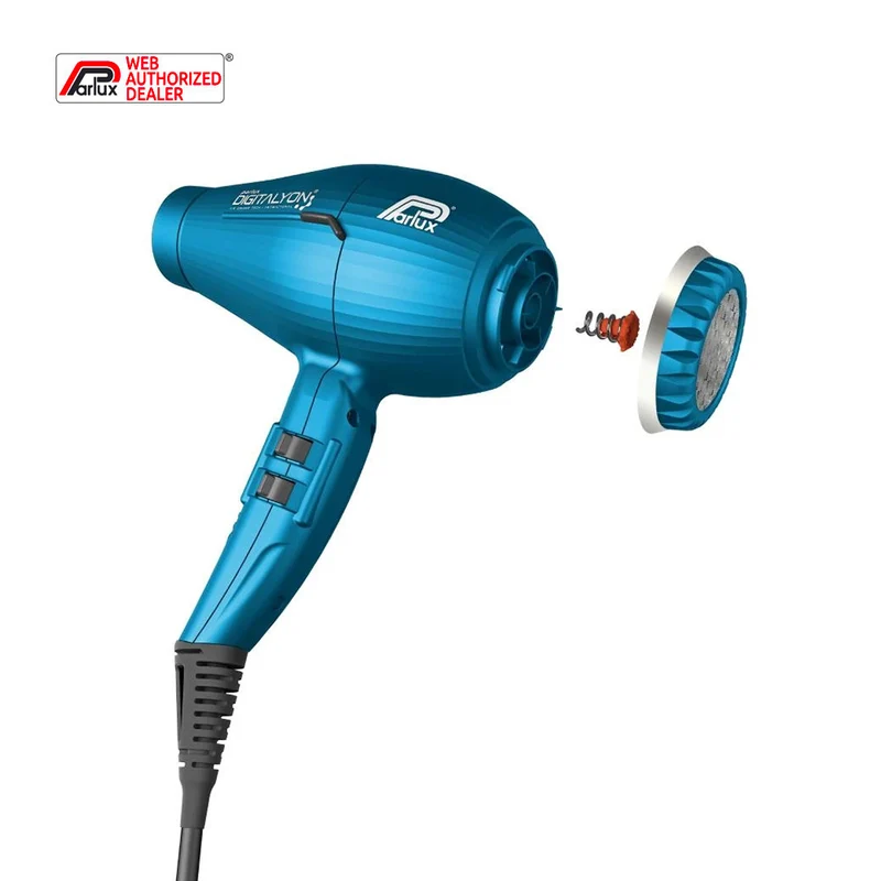 Parlux Digitalyon + Magic Sense - sèche-cheveux bleu avec diffuseur
