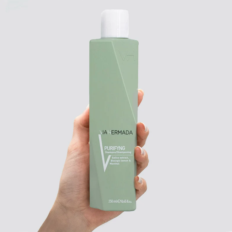 VIAHERMADA Purifyng Shampoo 250ml - shampooing purifiant cuir chevelu gras