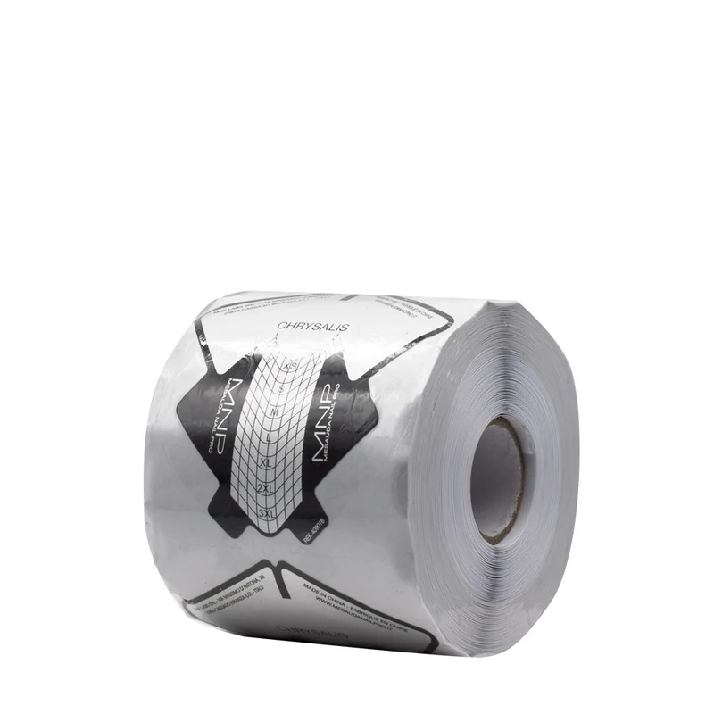 My Nail ProMNP Nail Form Chrysalis 250pcs - papiers chablons en aluminium pour la construction des ongles