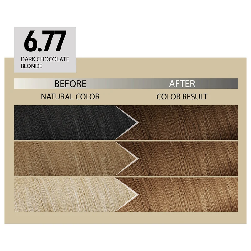 Alfaparf Milano Il Salone Plex Rebuilder Color Kit 6.77 Blond Foncé Chocolat - coloration permanente en crème