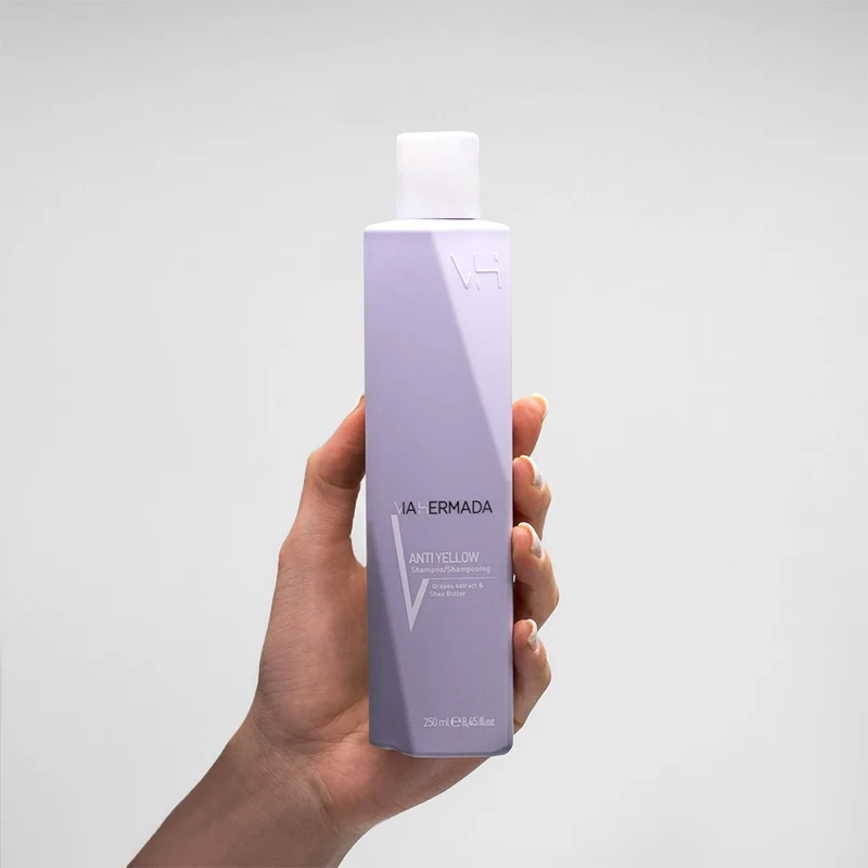 VIAHERMADA Anti-Yellow Shampoo 250ml - shampooing anti-jaune