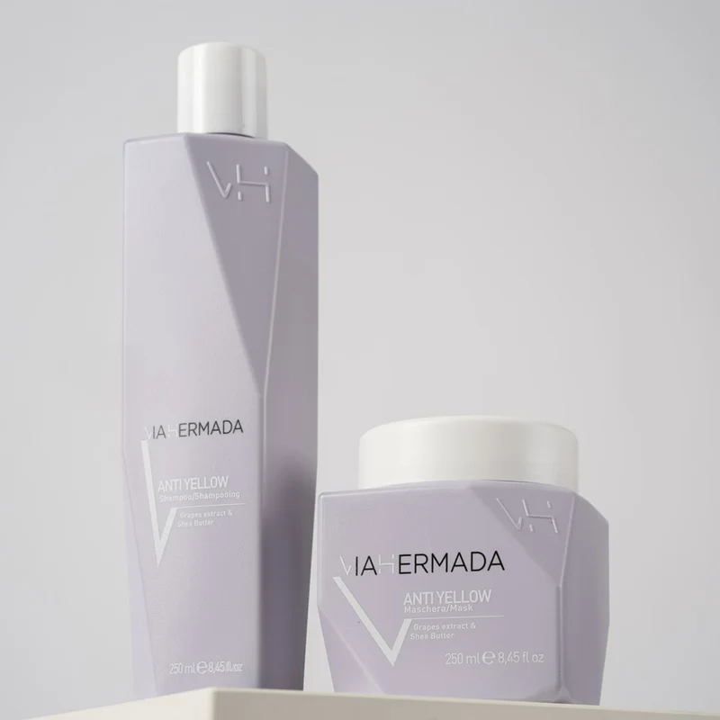 VIAHERMADA Anti-Yellow Shampoo 250ml - shampooing anti-jaune