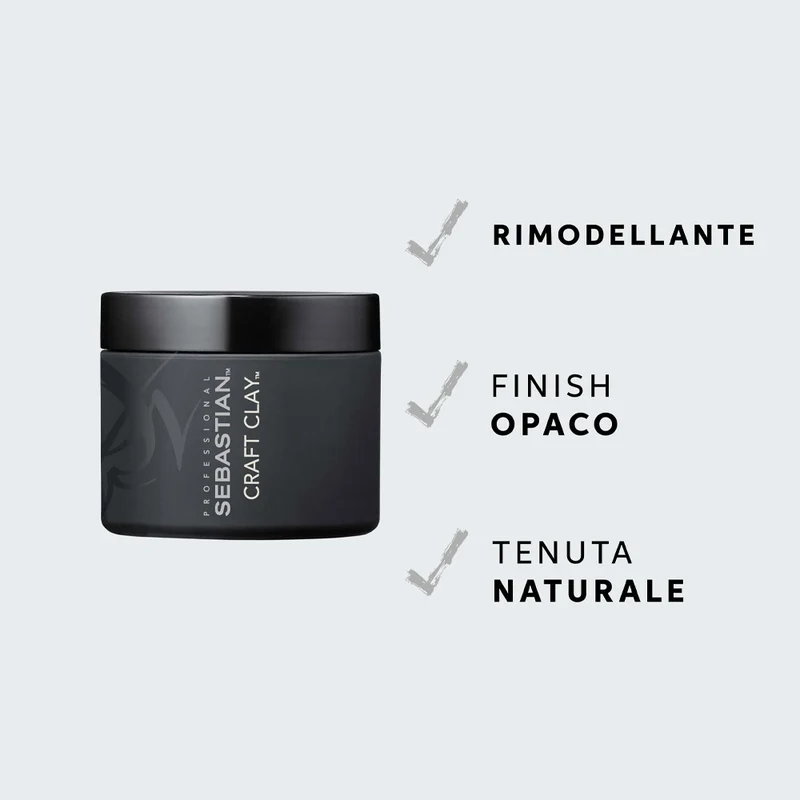 Sebastian Form Craft Clay 50ml - argile mate tenue légère