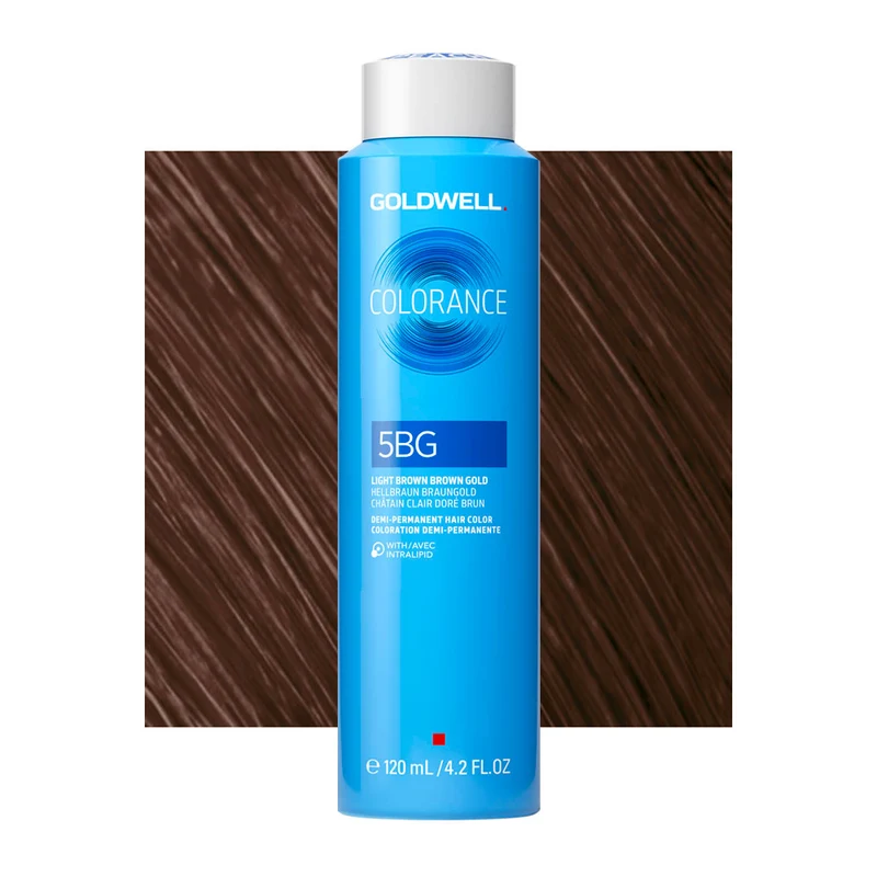 5BG Châtain Clair Brun Doré Goldwell Colorance Warm Browns Can 120ml