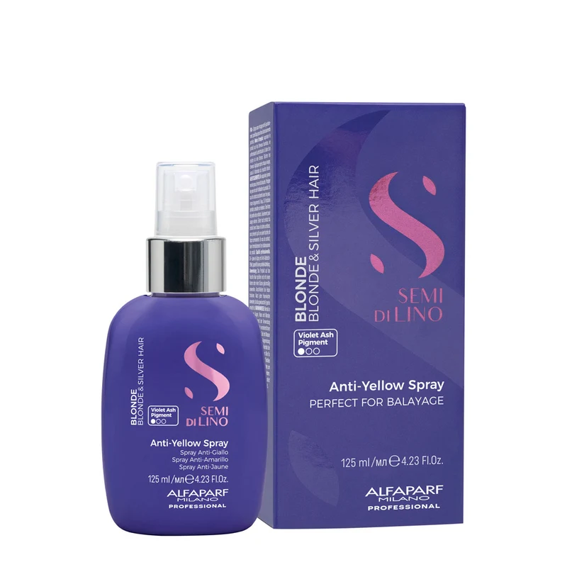 Alfaparf Milano Semi di Lino Blonde Anti-Yellow Spray 125ml - spray anti-jaune