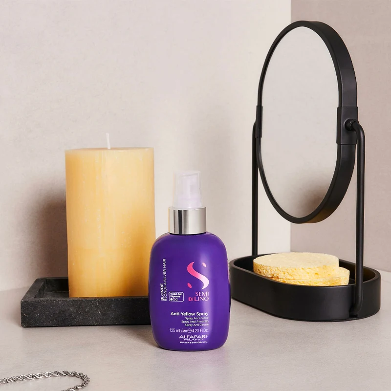 Alfaparf Milano Semi di Lino Blonde Anti-Yellow Spray 125ml - spray anti-jaune