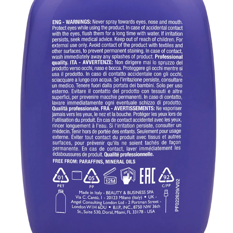 Alfaparf Milano Semi di Lino Blonde Anti-Yellow Spray 125ml - spray anti-jaune