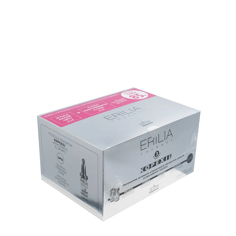 Creattiva Erilia Kopexil Cofanetto Fiale Anticaduta 20x8ml + 10x8ml - soin intensif anti-chute de cheveux