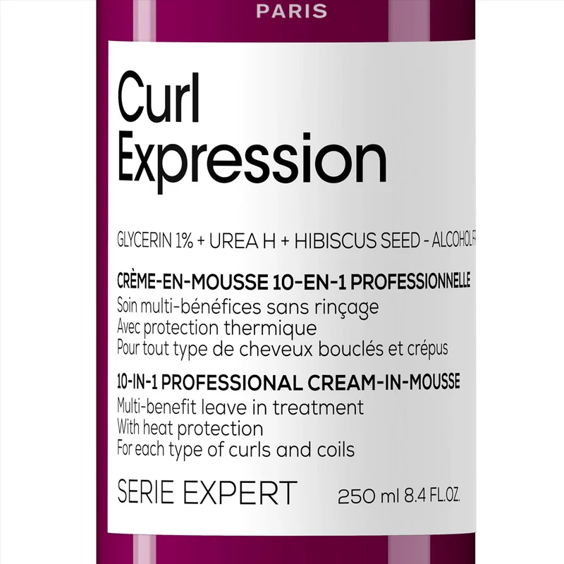 L'Oréal Professionnel Curl Expression Mousse 10in1 250ml - mousse crème pour cheveux bouclés et ondulés