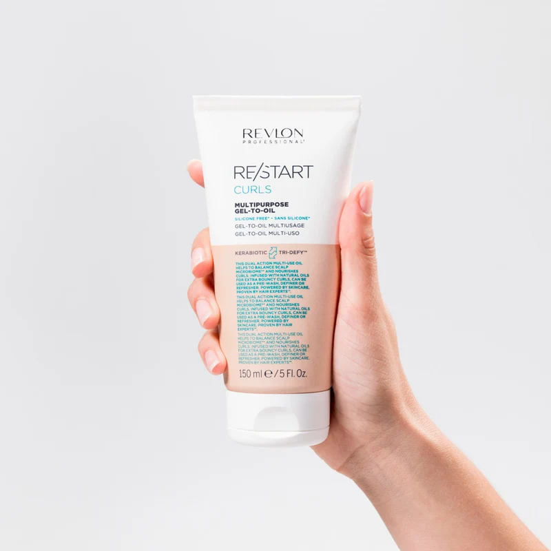 Revlon Restart Curls Multipurpose Gel-To-Oil 150ml - gel pour cheveux bouclés