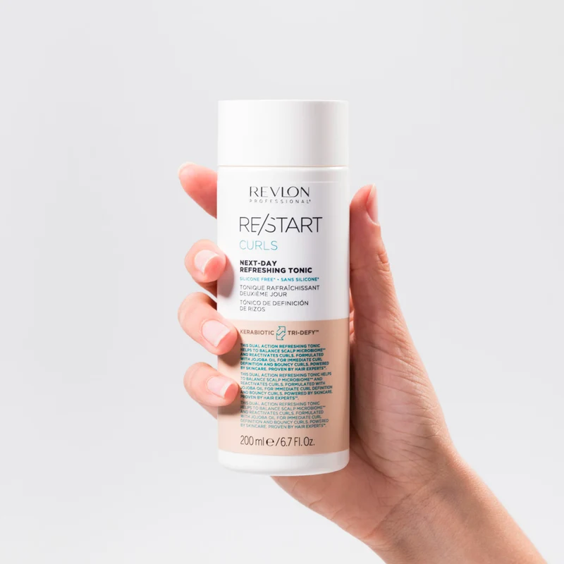 Revlon Restart Curls Next-Day Refreshing Tonic 200ml - tonique pour cheveux bouclés