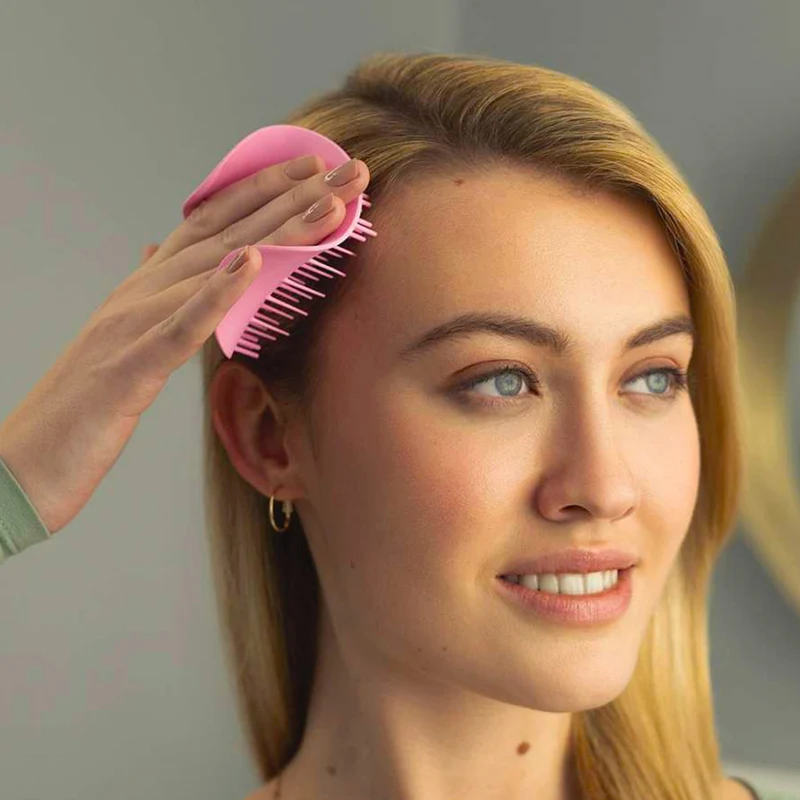 Tangle Teezer Scalp Brush Pink - brosse exfoliante et massante