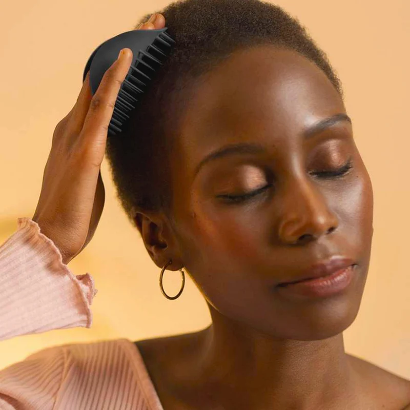 Tangle Teezer Scalp Brush Black - brosse exfoliante et massante