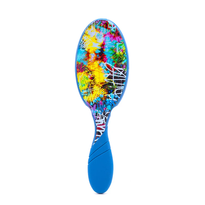 WetBrush Pro Detangler Street Art Blue - brosse démêlante