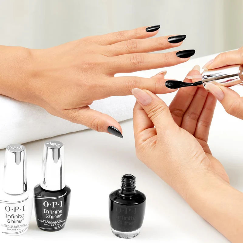OPI Infinite Shine ISLT02-EU Lady In Black 15ml - vernis à ongles longue durée
